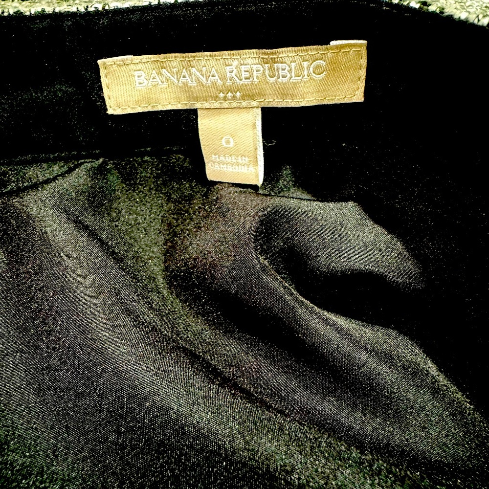 Banana Republic Grey Tweed Diagonal Zip Mini Skirt Size 0 - Picture 8 of 10